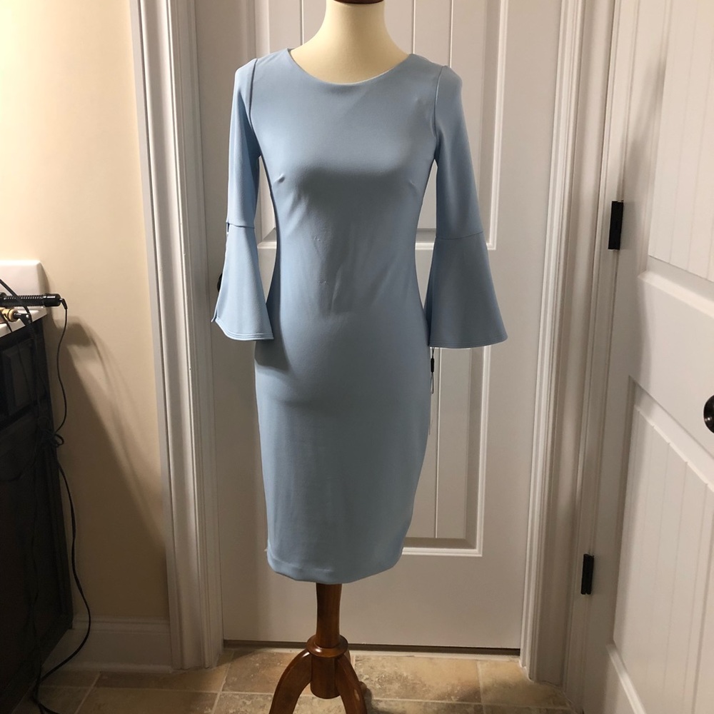 Calvin Klein’s Tiffany Blue Dress